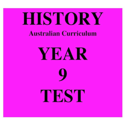 Australian Curriculum History Year 9